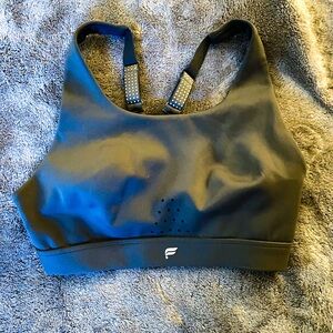 Women's Grey Sports Bra by Fabletics